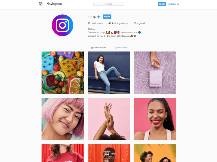 Instagram lança canal de vendas em sua plataforma
