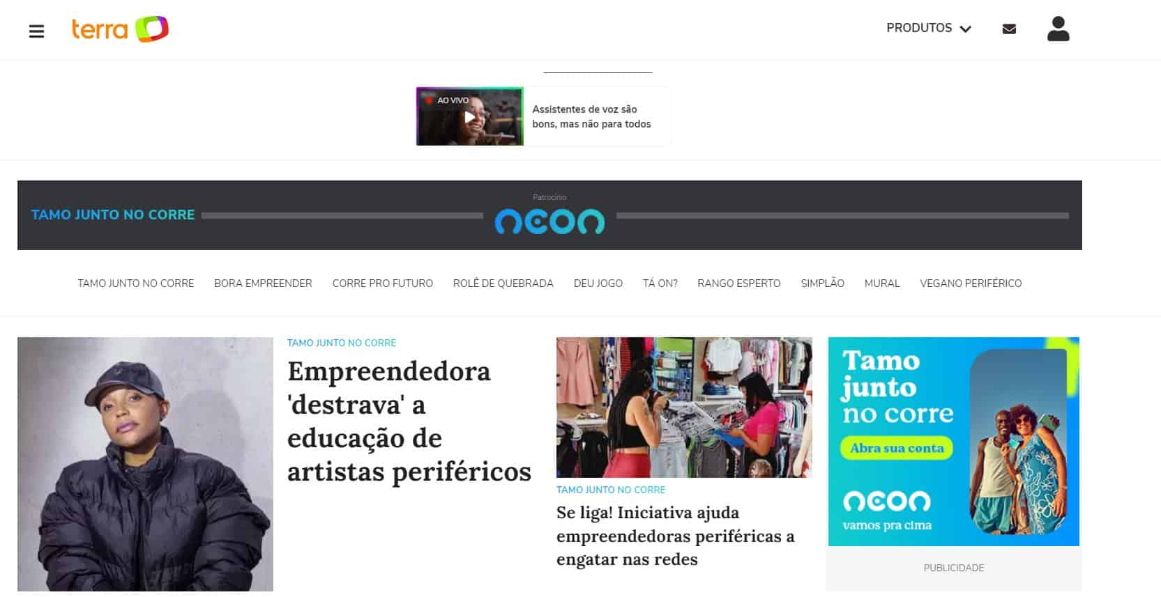 Neon e Terra fecham parceria para incentivo e apoio do brasileiro trabalhador